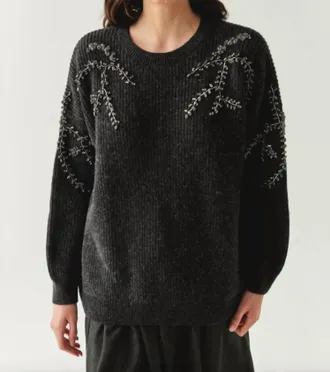 Exquise Grace Sweater In Grey