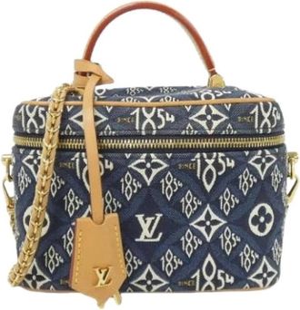 Louis Vuitton Pre-owned Mini Tas - Dames - Vintage Mini Tas - Blauw - ONE Size - Vintage
