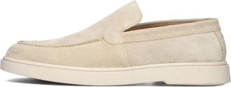 Clay Schoenen, Heren, Beige, 42 EU, Linnen, Beige Loafers voor Heren