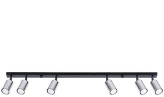 Sollux Lighting Design Deckenlampe Winx 6-Flammig, Chrom