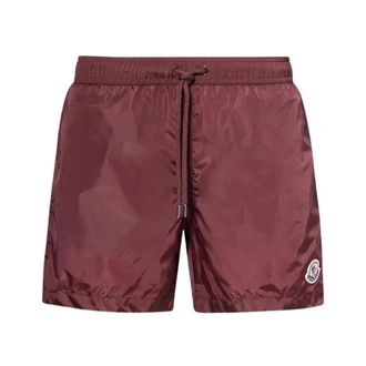 Moncler Beachwear, male, Red, Size: L Beachwear
