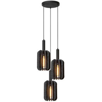 Lucide Lucide - rafal - Pendant light - ø 50 cm - 3xE27 - Grey