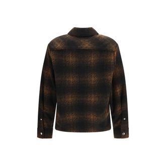 Moncler Mens Brown Polyester Jacket Clothing