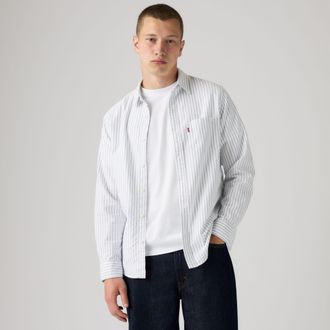 Levi's Classic Pocket Standard Fit Shirt - Mens - L - White