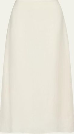 TWP The A-Line Linen Skirt