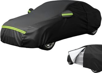 OEM Funda Impermeable Para Coche Sed&aacute;n, Tejido Oxford 210d, Resistente A Los Rayos Uv Y Al Polvo, 450 X 170 X 120 Cm, Perfecta Para Uso Exterior En Invier