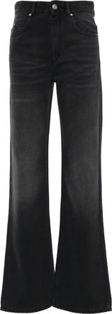 Isabel Marant Blue Belvira Bootcut Lyocell Jeans