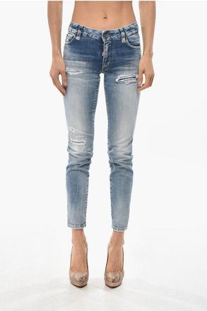 Dsquared2 Vintage Effect Skinny Fit Jeans 13cm size 34