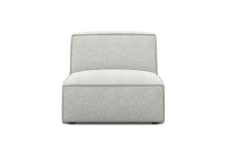 Castlery Customized White Boucle Armless Sofa | Jonathan by Castlery, Grey, Castlery Furniture