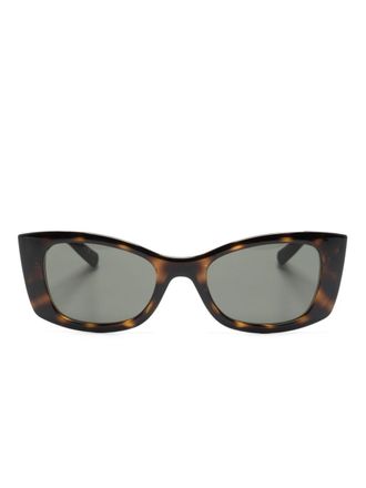 Saint Laurent Eyewear Occhiali da sole cat-eye - Marrone