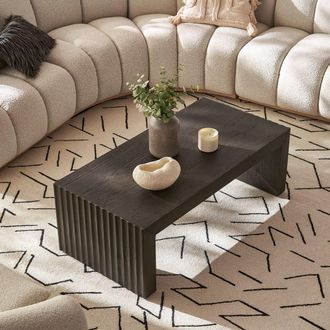 Castlery Wooden Oak Coffee Table, Extended | Sloane by Castlery