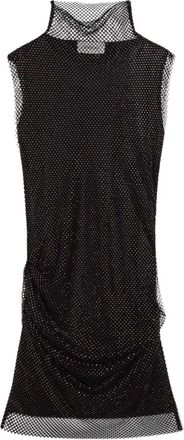 Sportmax Empoli Jurk - Dames - Korte kleedjes - Zwart - S - Polyester - Kleedjes