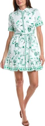CeCe by Cynthia Steffe Cece Tie Waist Mini Shirtdress