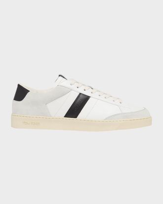Tom Ford Men & apos;s Blake Leather Low-Top Sneakers