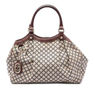 Gucci Pre-owned Gucci Medium Diamante Canvas Sukey Tote Ladies XQA9GNZ6QUPEW4UF