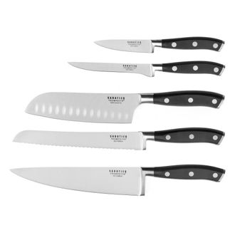 Sabatier Trompette Juego de 5 cuchillos de cocina acero 5cr15mov + abs acero