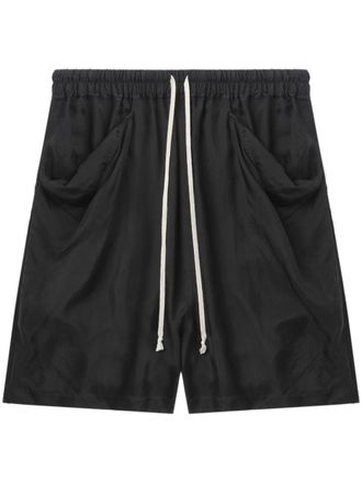 Rick Owens bermuda shorts - men - Cupro - 46 - Black