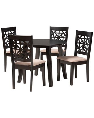 Baxton Studio Aiden Modern 5Pc Dining Set