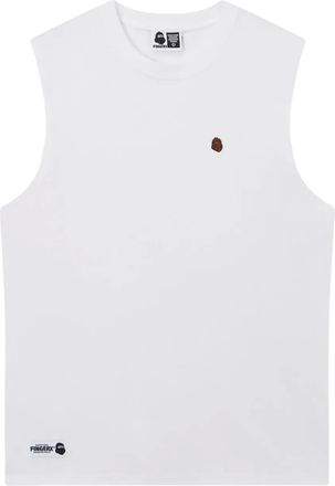 Fingercroxx Canotta con ricamo logo - Bianco