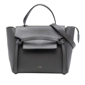 Celine Pre-owned Handbags, female, Gray, Size: ONE SIZE Pre-owned Vintage Satchel