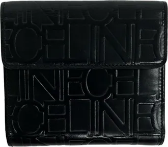 Celine Black Leather Wallet (Tri-Fold) (Pre-Owned)