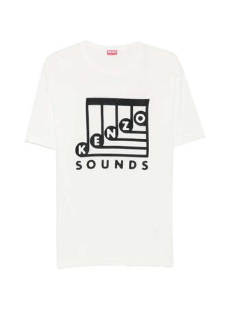 Kenzo Kenzo Sounds T-shirt met borduursel