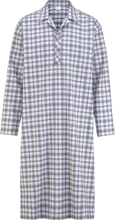 Isa Nachthemd ISA BODYWEAR Nachthemd langarm, Damen, Gr. M, N-Gr, kobalt, Obermaterial: 100% Baumwolle CO., Kleider Nachthemd