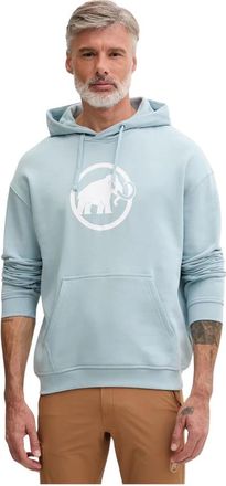 Mammut Base ML Hoody - Heren - Outdoor shirts - Blauw - S - Katoen - Fitness