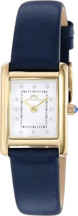 Porsamo Bleu Karolina Womens Diamond Watch with Blue Leather Band