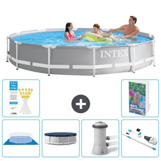Intex Piscina Prism Frame Redonda - 366x76 Cm - 7-piezas S94