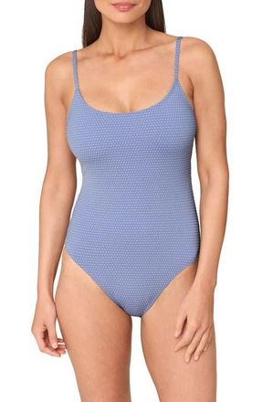 Andie Swim The Amalfi One-Piece Swimsuit in Wisteria at Nordstrom, Size 3X-Large