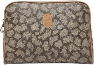 Saint Laurent Pre-owned Clutches, female, Beige, Size: ONE SIZE Pre-owned Plastic Clutch