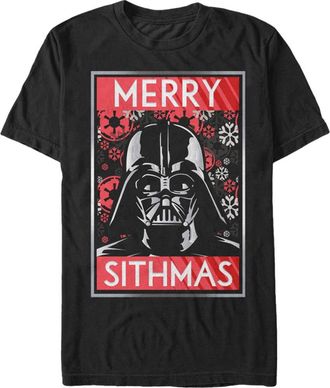 Star Wars Mens Star Wars Christmas Sithmas Darth Vader Graphic T-Shirt in Black at Nordstrom, Size Xxx-Large