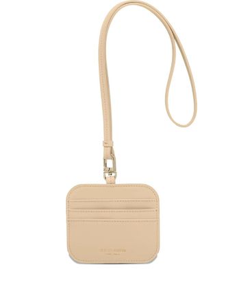 Giorgio Armani Portafoglio con fessure portacarte e tracolla - Toni neutri