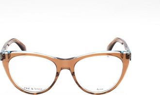 Rag & Bone Ladies Brown Cat Eye Eyeglass Frames RNB3054