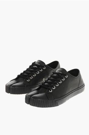 Maison Margiela MM22 Sneakers Basse TABI in Pelle a Tinta Unita taglia 40,5