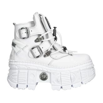 New Rock Ankle Boots - Shoes - Mujer - Blanco - 38 EU