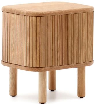 K Home Design Nachttisch/Beistelltisch Sienna 55 x 50 cm - Eiche