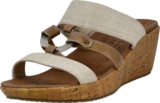 Skechers Womens Beverlee-Multi-Strap O-Ring Slide Wedge Sandal, 2 UK