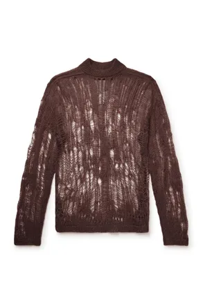 Rick Owens Tommy Open-Knit Sweater