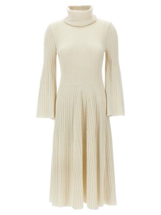 Antonino Valenti White Cashmere Midi Womens Skirt