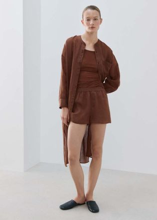 Mango Short ramio marrone - Donna - S - MANGO
