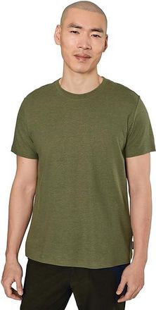 Smartwool Perfect Crew Short Sleeve T-Shirts Mens Clothing Winter Moss : XL, Cotton/Nylon/Wool