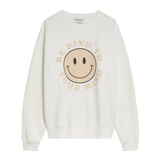 Catwalk Junkie Dames, Sweatshirts & Hoodies, Wit, Maat: XS Katoen