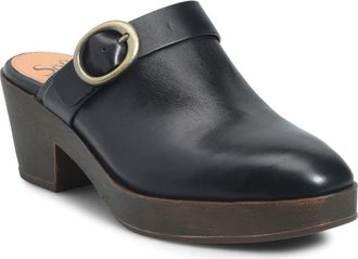 S&ouml;fft Giovanna Mule in Black at Nordstrom, Size 6.5