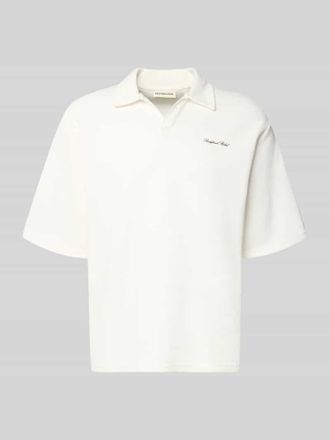 Redefined Rebel Regular Fit Poloshirt mit Logo Modell Eddie in Weiss, Gr&ouml;&szlig;e XXL