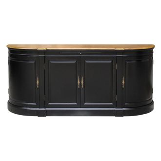 Robin des Bois Aparador de madera con 4 puertas blanco