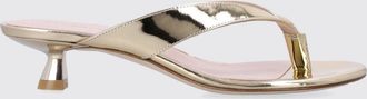 Stuart Weitzman Sandalo ad infradito in pelle laminata