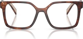Prada 0pr B03v Oversized Tortoiseshell Acetate Sunglasses