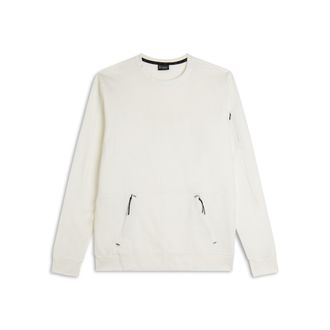 Freddy Felpa Uomo in French Terry con Tasca Marsupio Zippata